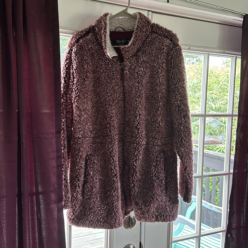 Women’s fuzzy sweater